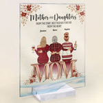 Mother & Daughters Forever Linked Together - Personalized Acrylic Plaque