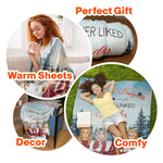 Mother & Daughters Forever Linked Together - Personalized Blanket - Christmas, Loving Gift For Mother, Daughters, Mom