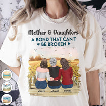 Mother & Daughters Forever Linked Together - Personalized Comfort Tee
