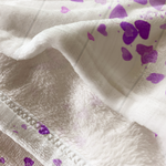 Mother & Daughters Forever Linked Together Purple Tree - Personalized Blanket - Mother's Day Gift For Mama, Mom, Mother