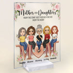 Mother & Daughters - New Version - Personalized Acrylic Plaque