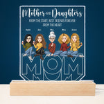 Mother And Children Best Friends Forever - Personalized LED Light - Birthday Gift For Mom, Children, Sons, Daughters