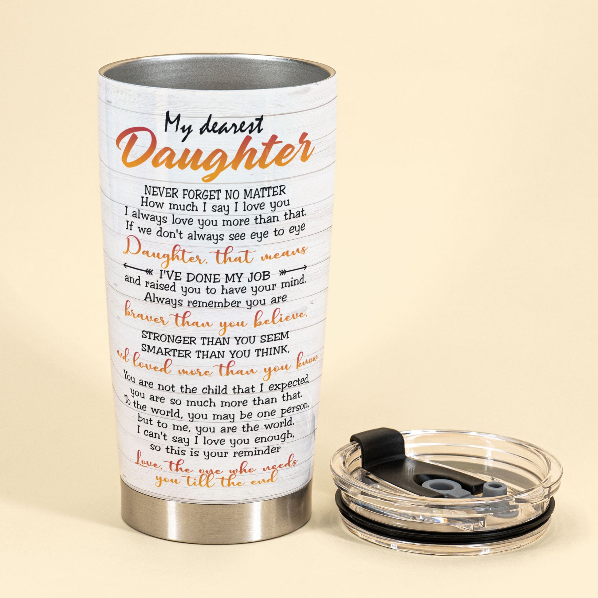 Mother And Daughter Forever Linked Together, Family Custom Tumbler, Gift For Daughters-Macorner