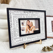 Mother's Day Gift For Mom - Always Beautiful Kind - Personalized Wooden Photo Plaque