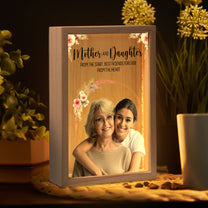 Mother's Day Gift From Daughter And Son - Personalized Photo Frame Light Box