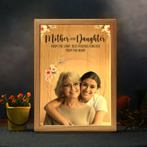 Mother's Day Gift From Daughter And Son - Personalized Photo Frame Light Box