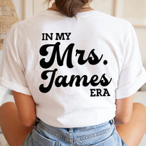 Mrs Tshirt - Retro Custom Bride Name - Personalized Shirt