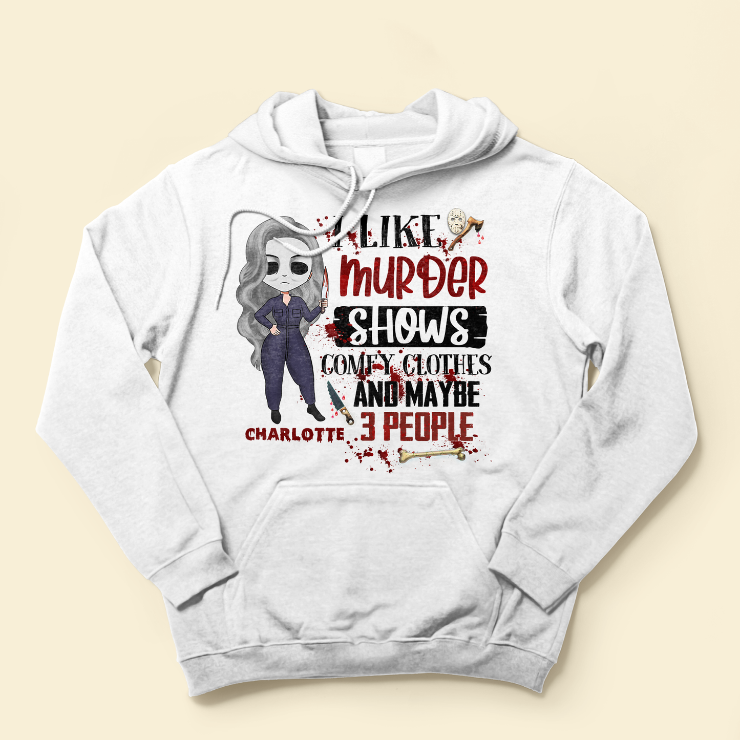 Murder Shows Comfy Clothes - Personalized Shirt - Birthday Gift For Girls Friends Daughters