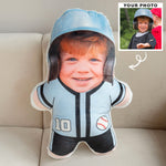My Baseball Funny Pillow - Personalized Photo Custom Shaped Pillow
