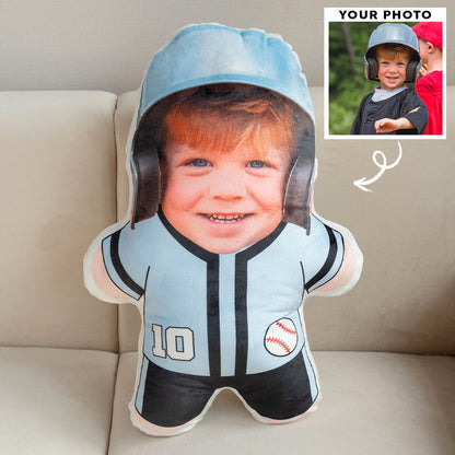 My Baseball Funny Pillow - Personalized Photo Custom Shaped Pillow
