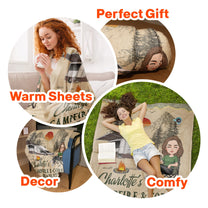 My Campfire And Coffee Blanket - Personalized Blanket