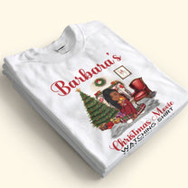 My Christmas Movie Watching Shirt Pajamas  - Personalized Shirt