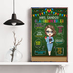 My Classroom Rules - Personalized Poster/Wrapped Canvas