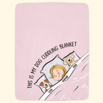 My Dog Cuddling Blanket - Personalized Blanket