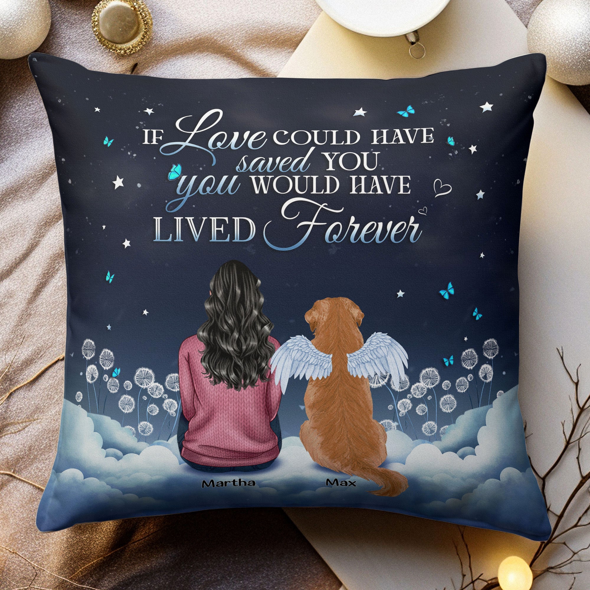 My Favorite Hello And Hardest Goodbye - Personalized Pillow (Insert Included)