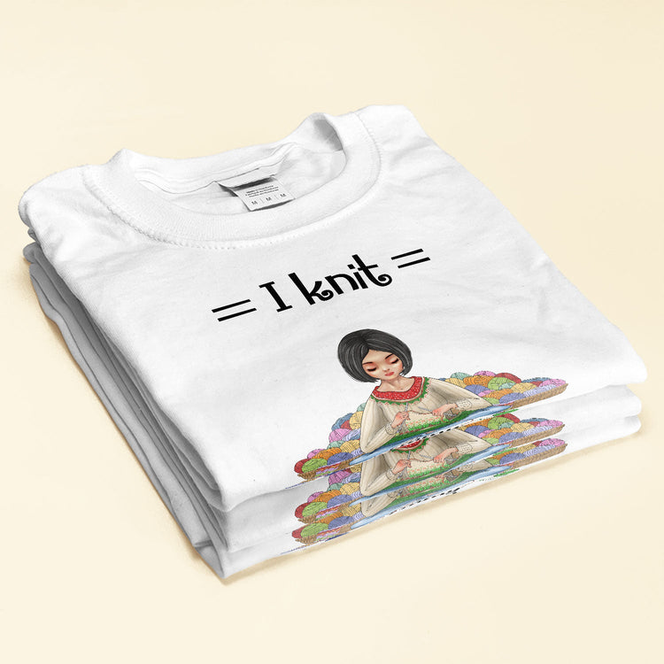 My Favorite Hobby Is Collecting Yarn - Personalized Shirt - Birthday Gift For Knitters