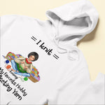 My Favorite Hobby Is Collecting Yarn - Personalized Shirt - Birthday Gift For Knitters