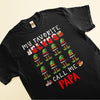 My Favortie Elves Call Me - Personalized Shirt - Christmas Gift For Mother, Father, Grandma, Grandpa, Family
