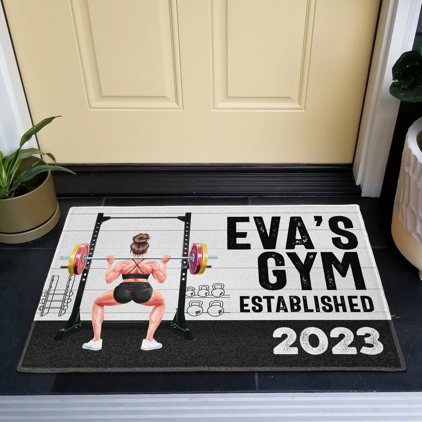 My Gym - Personalized Doormat