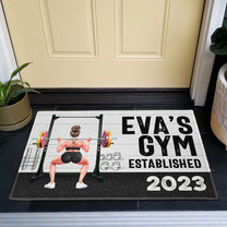 My Gym - Personalized Doormat
