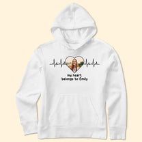 My Heart Belong To - Personalized Photo Shirt