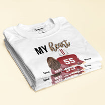 My Heart Is On The Line - Personalized Shirt