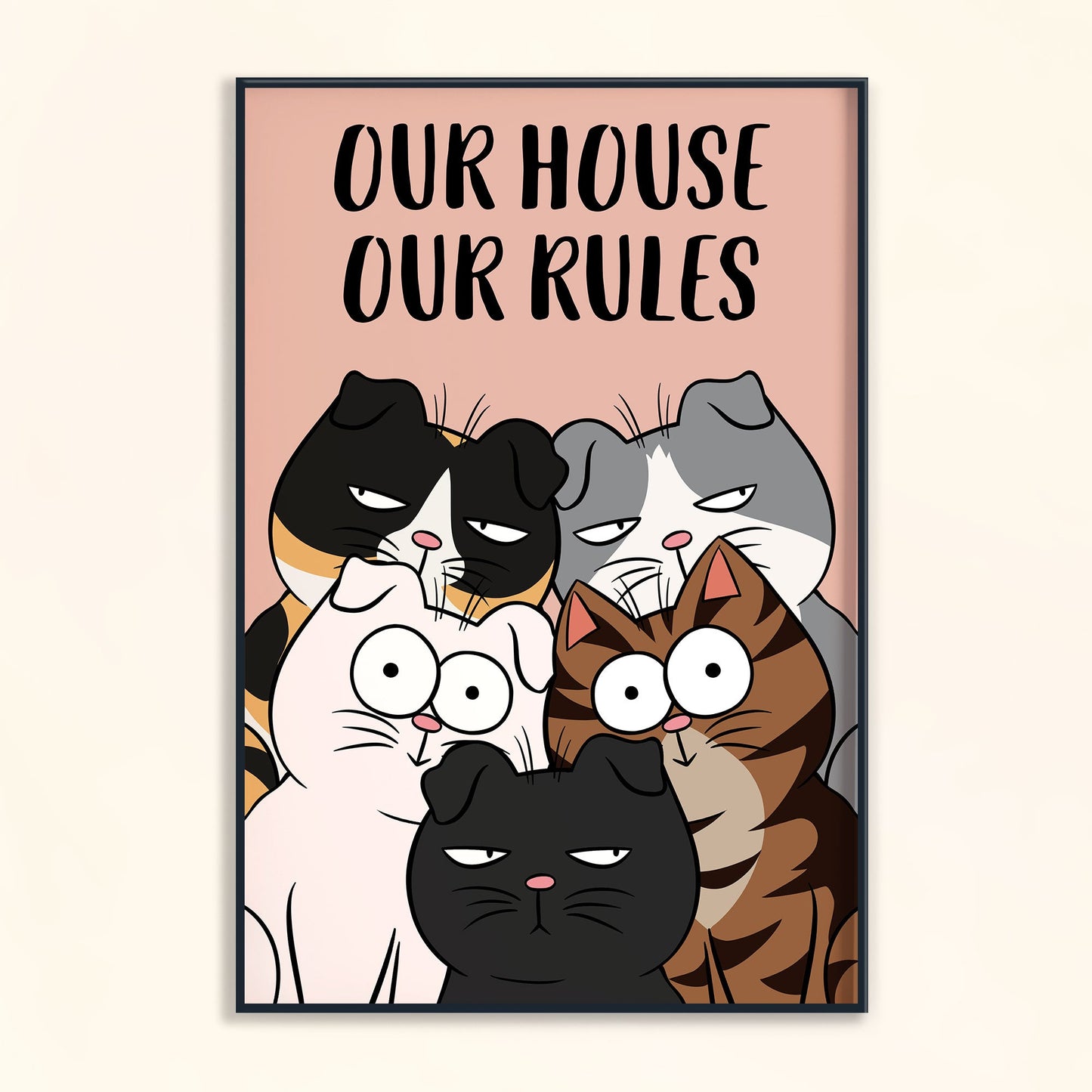 My House My Rules - Personalized Poster