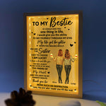 My Life Got Brighter When You Walked Into It - Personalized Frame Light Box