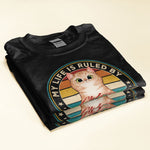 My Life Is Ruled By A Tiny, Furry Overlord - Personalized Shirt