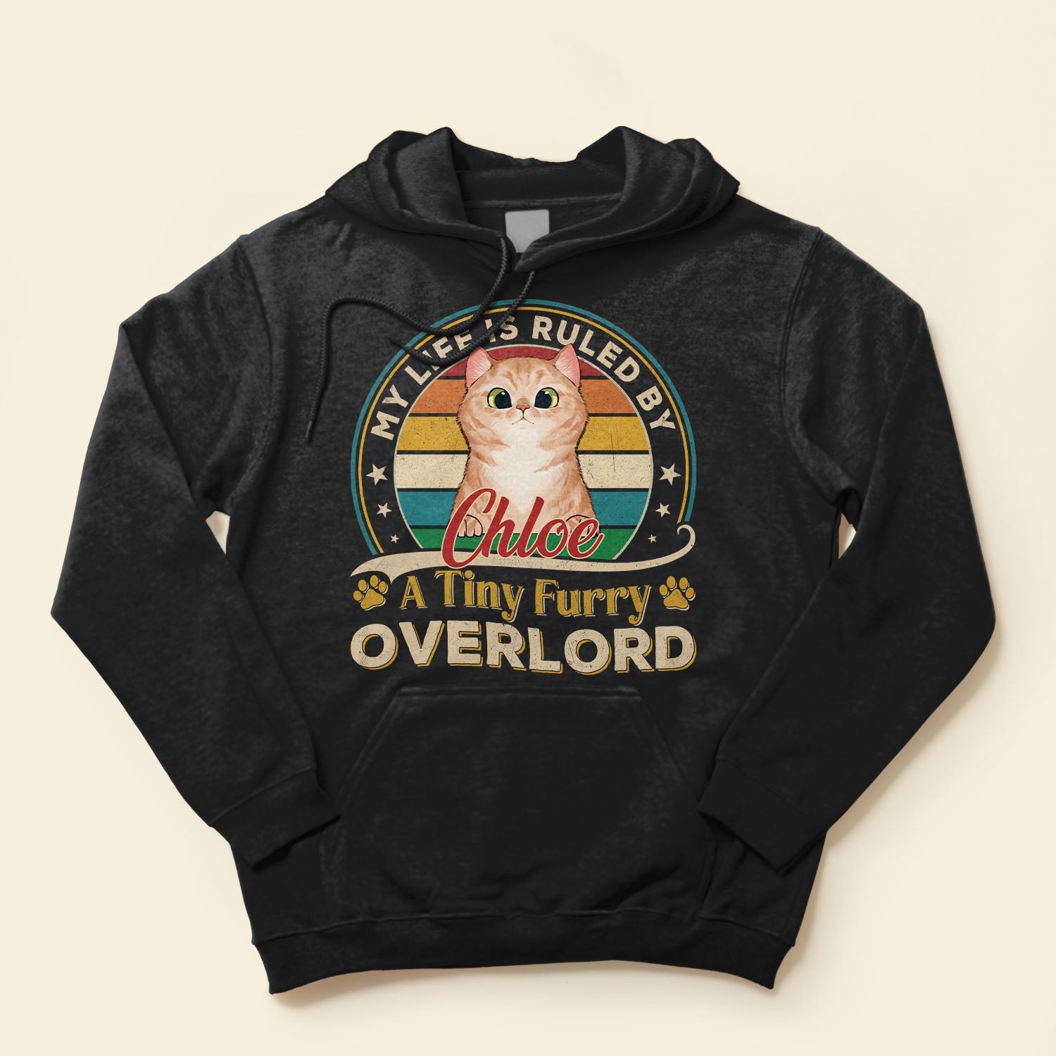 My Life Is Ruled By A Tiny, Furry Overlord - Personalized Shirt