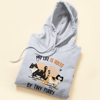 My Life Is Ruled By Tiny Furry Overlord Cats - Personalized Shirt