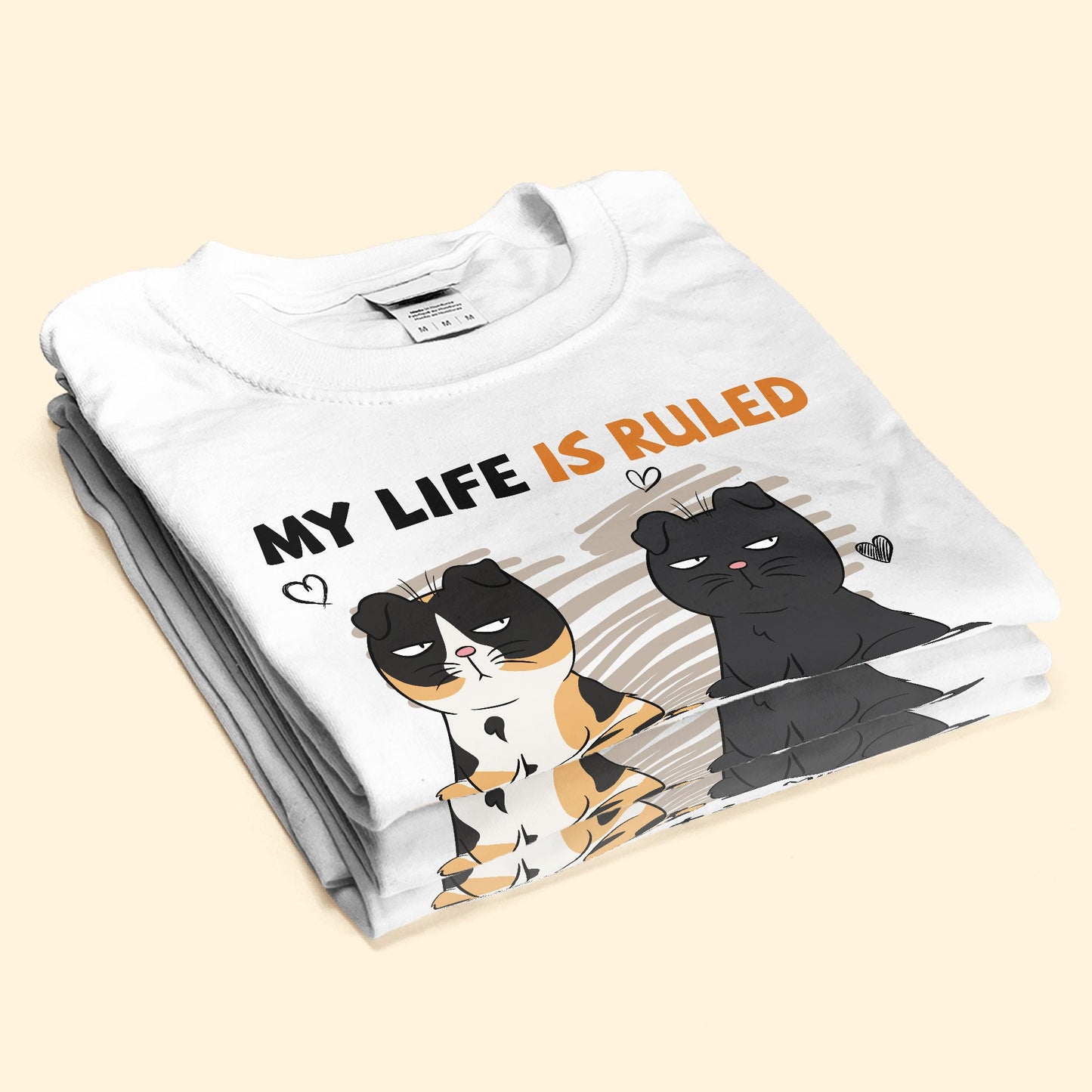 My Life Is Ruled By Tiny Furry Overlords - Personalized Shirt