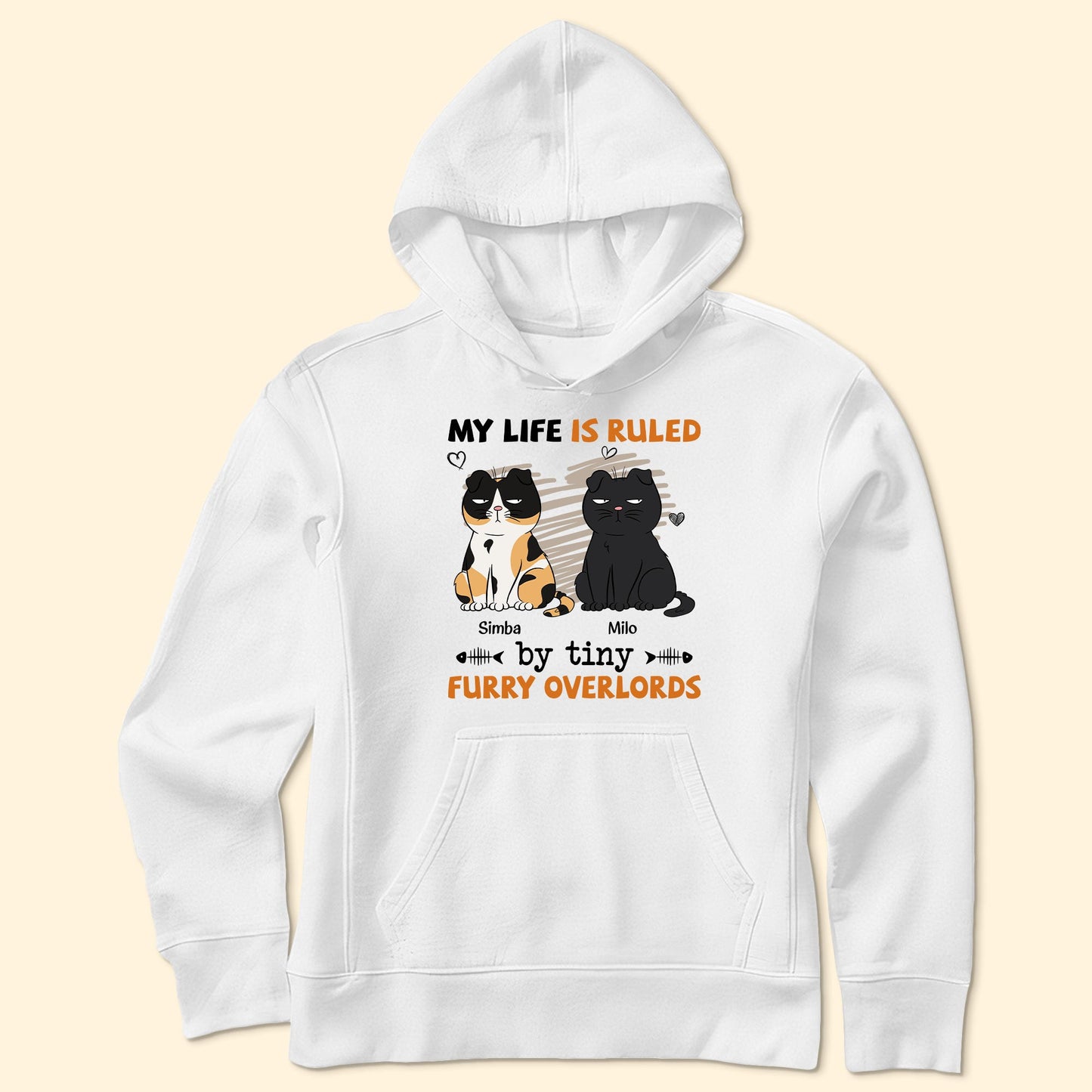 My Life Is Ruled By Tiny Furry Overlords - Personalized Shirt