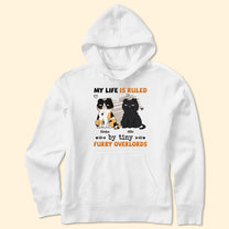 My Life Is Ruled By Tiny Furry Overlords - Personalized Shirt