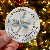 My Mind Still Talks To You - Ceramic Ornament