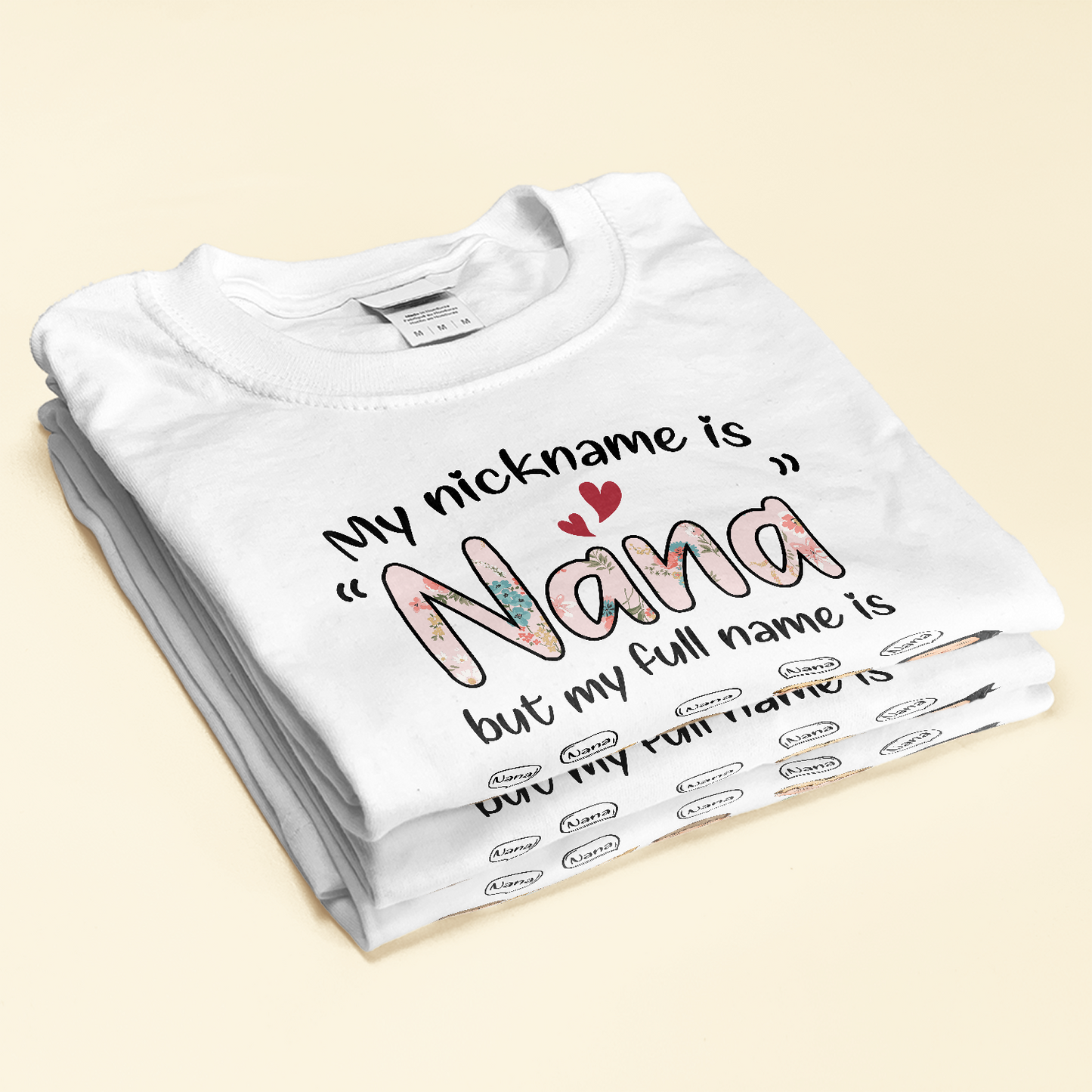 My Nickname Is Nana - Personalized Shirt