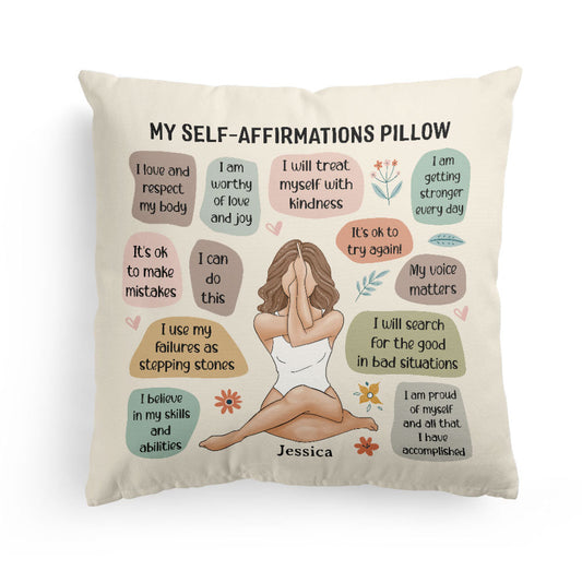 My Self-Affirmations - Personalized Pillow (Insert Included)