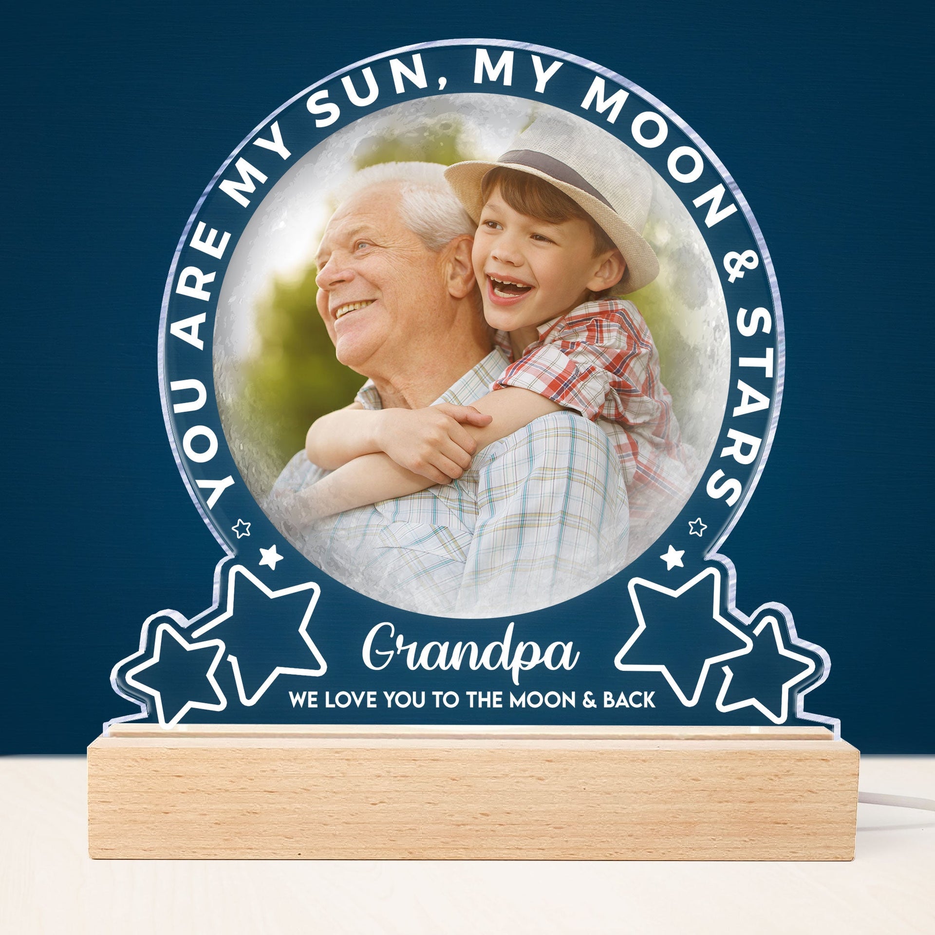 It Reminds You How Much We Love You - Birthday, Loving Gift For Mom,  Mother, Grandma, Grandmother - Personalized Custom 3D Led Light Wooden Base