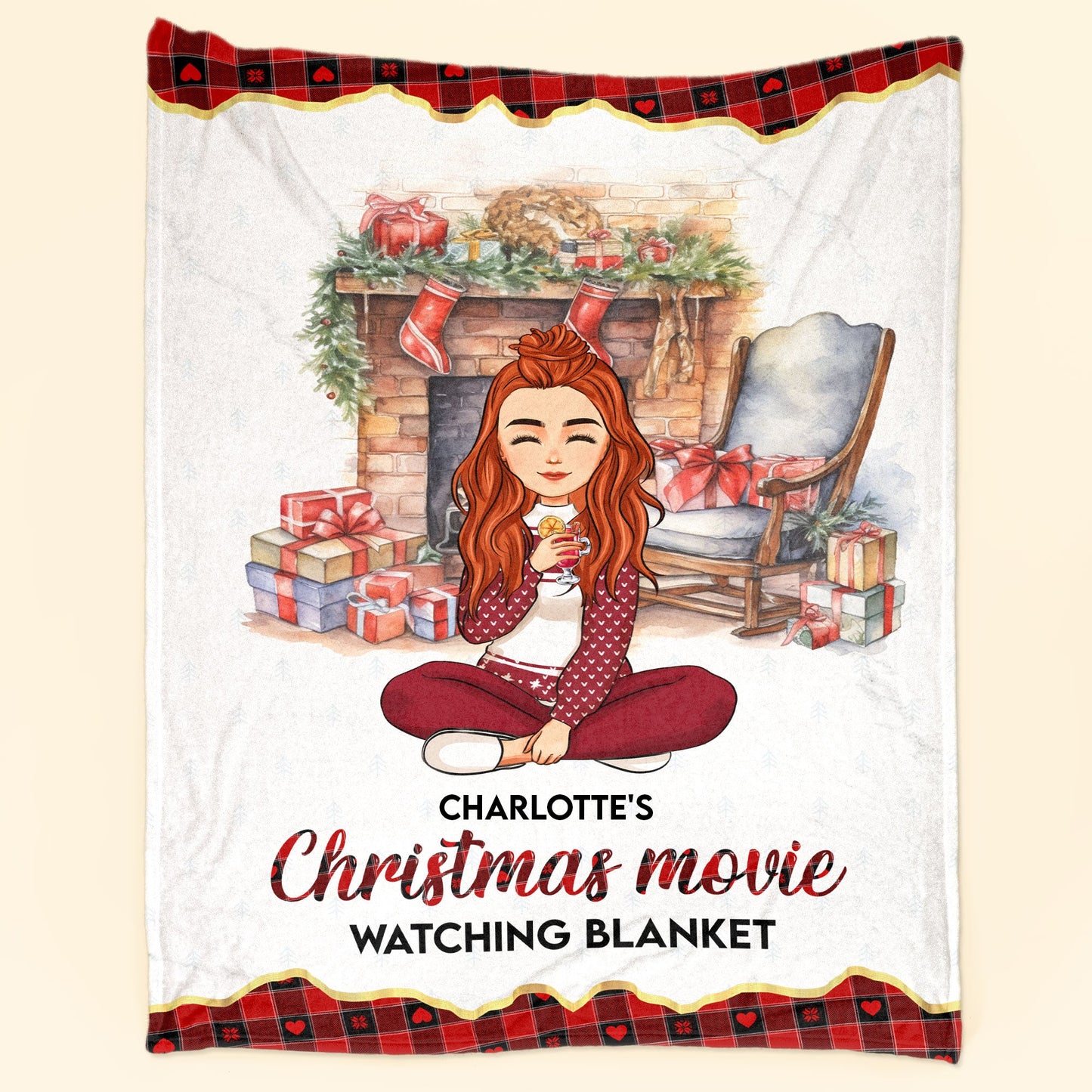 My Christmas Movie Watching Blanket - Personalized Blanket