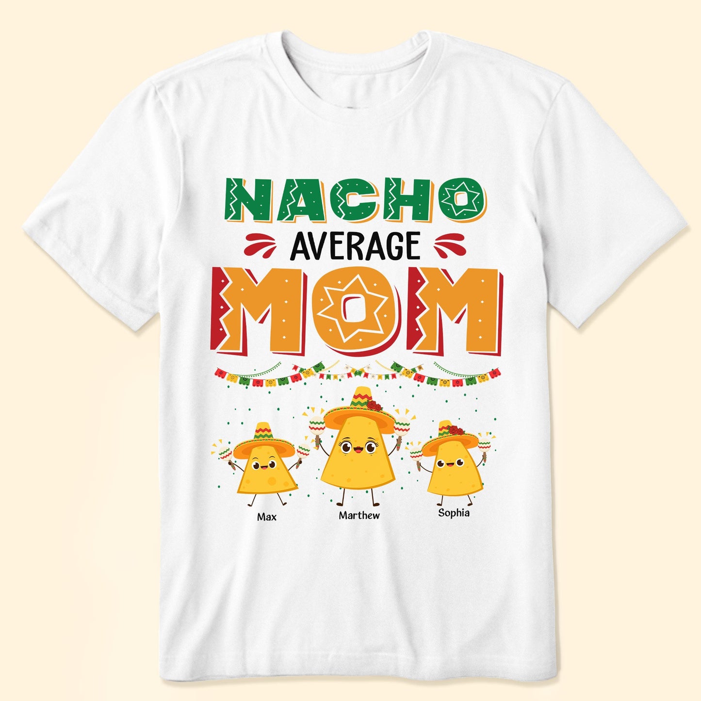 Nacho Average Dad & Mom - Personalized Shirt