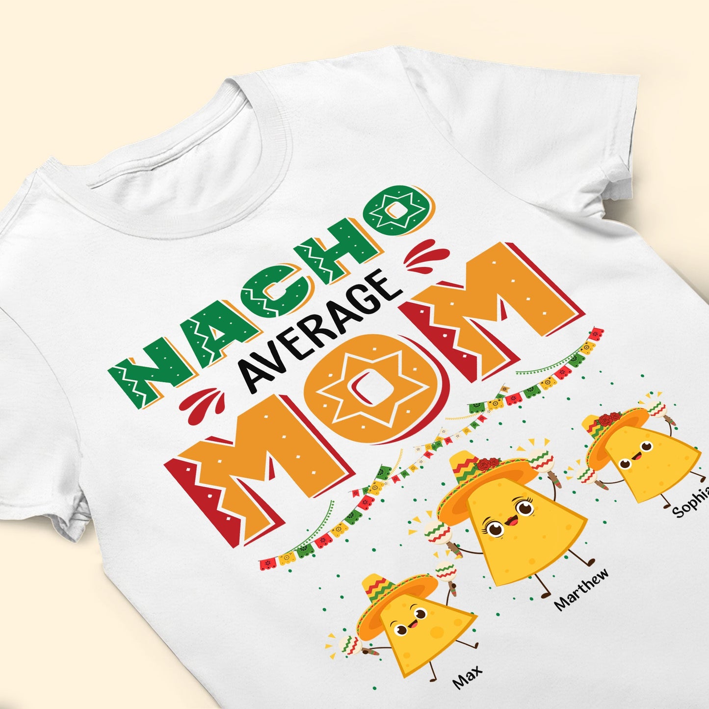 Nacho Average Dad & Mom - Personalized Shirt