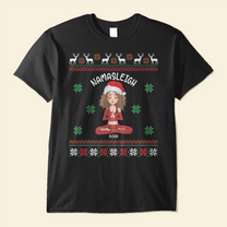 Namasleigh - Personalized T-shirt - Christmas Gift For Yoga Lover