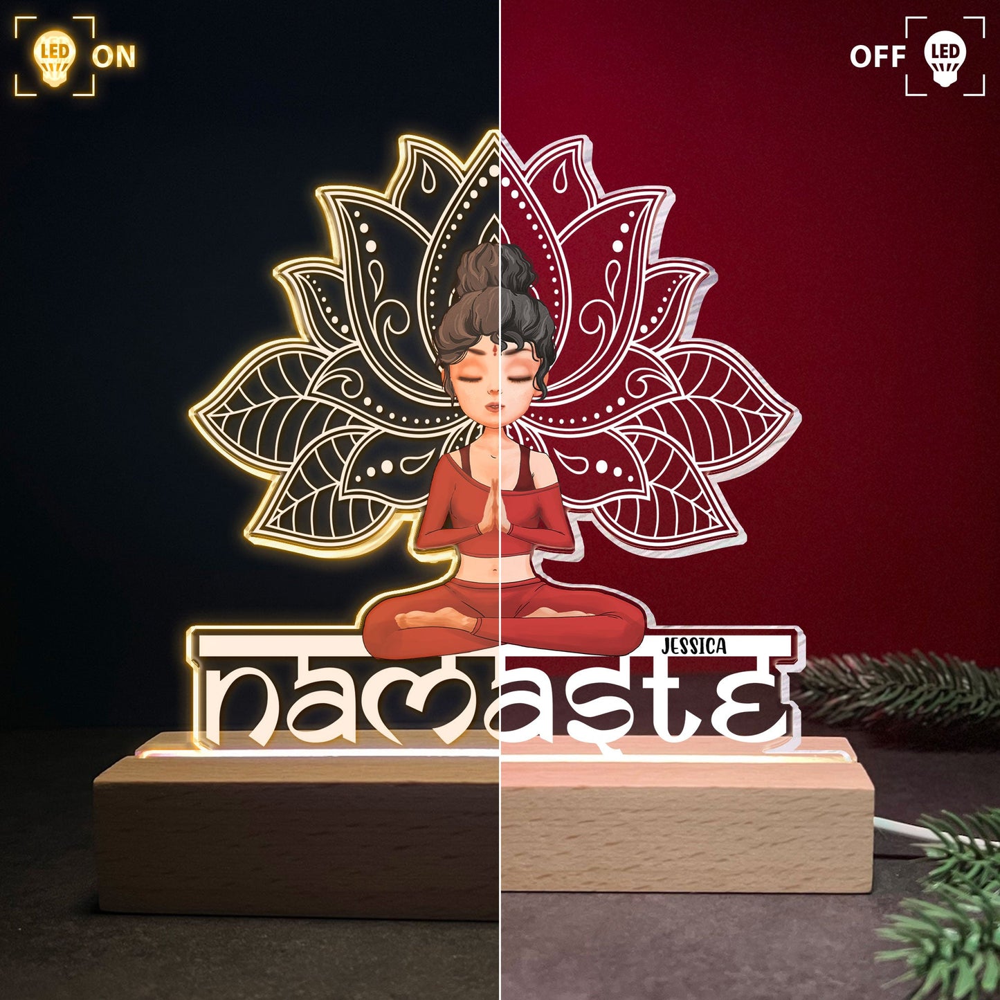 Namaste 2 - Personalized LED Light