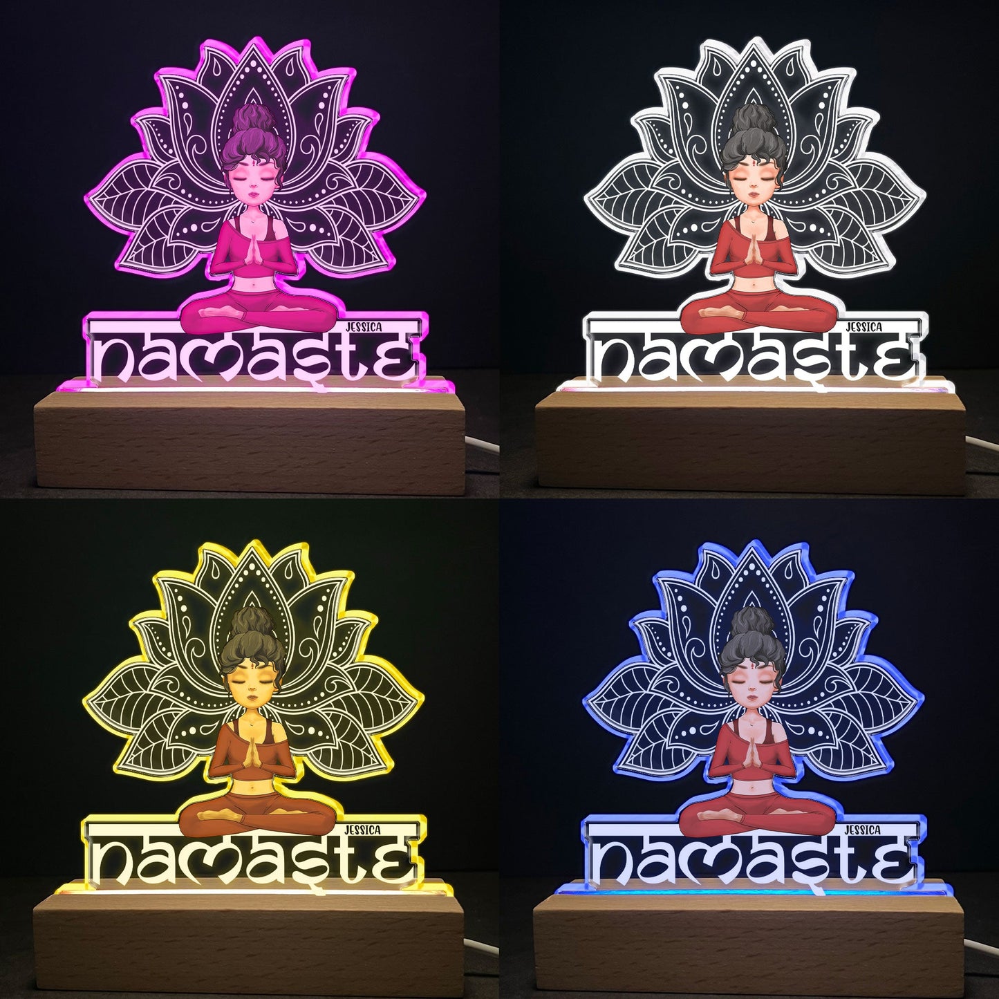 Namaste 2 - Personalized LED Light
