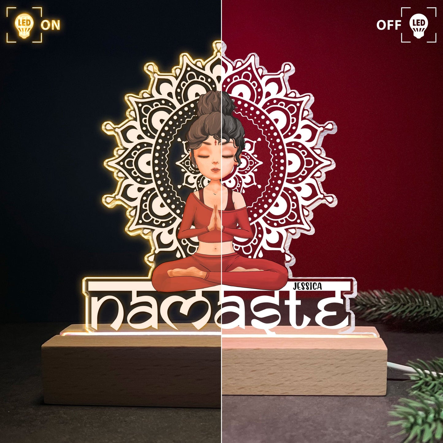 Namaste - Personalized LED Light