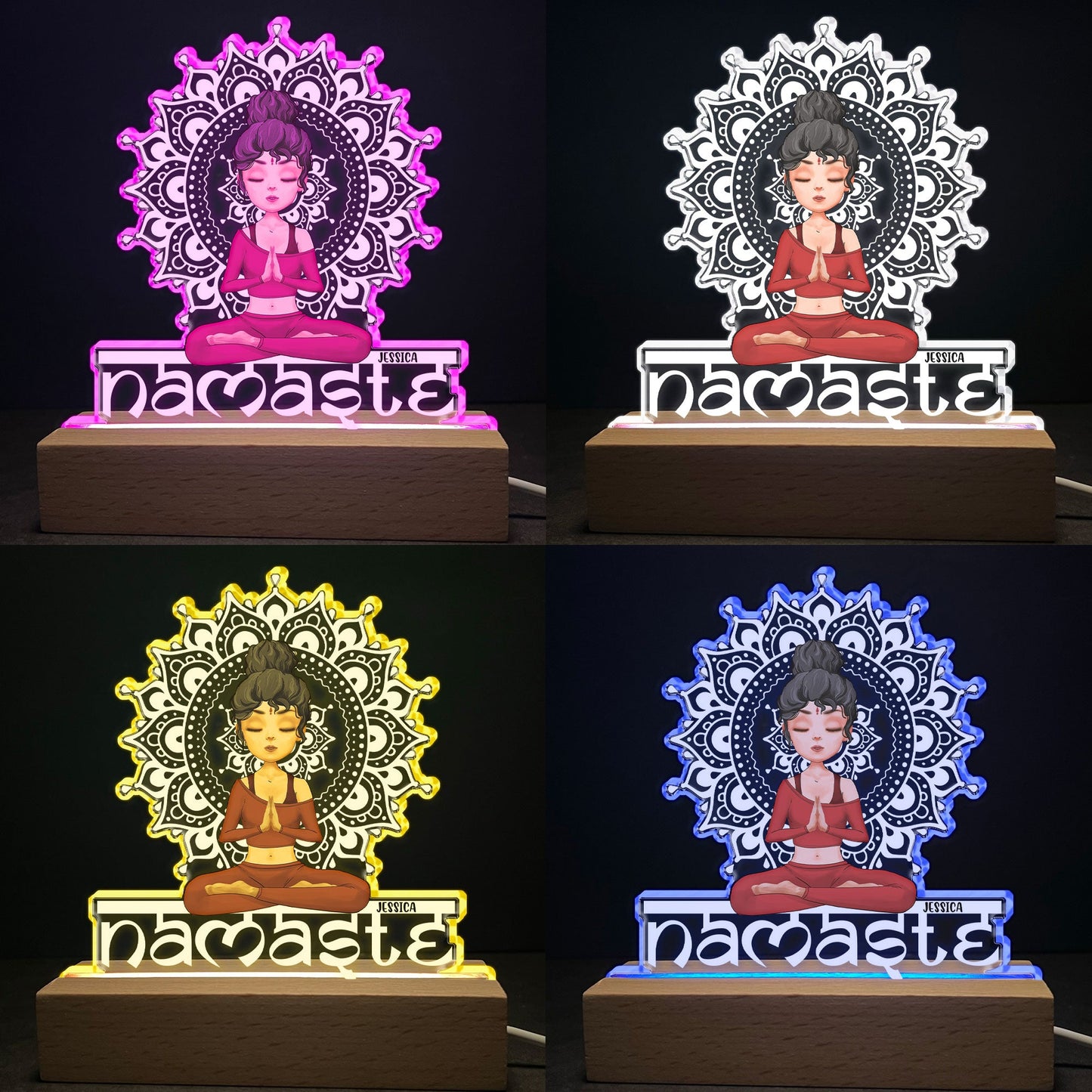 Namaste - Personalized LED Light