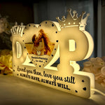 Name Letter Heart - Personalized Photo Light Box