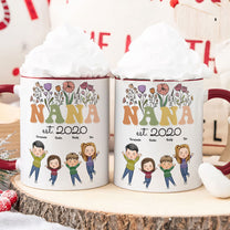 Nana Est - Personalized Accent Mug