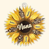 Nana Sunflower - Personalized Acrylic Keychain