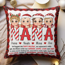 Nana We Hugged This Soft Pillow - Personalized Pillow (Insert Included)